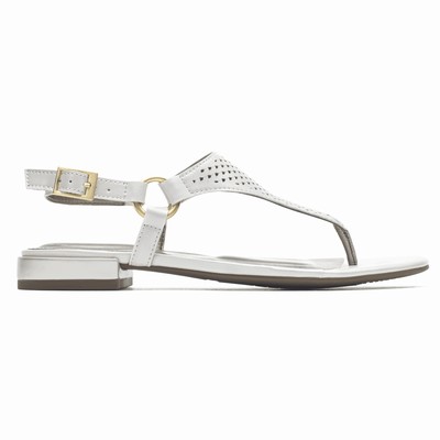 Sandálias Rockport Total Motion Zosia Thong Mulher Branco PT-46189